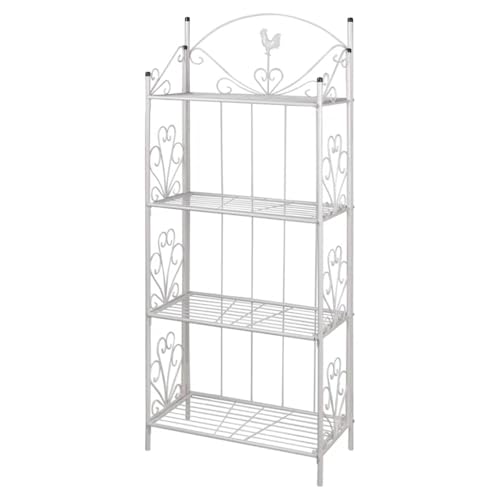Nqyjm Soporte para plantas, escalera, soporte de flores, soporte para flores, jardinero para plantas, escaleras para plantas, escalera para salón, balcón y jardín