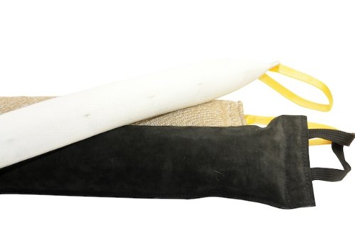 Dean and Tyler Tug Bundle of 3 Large Tugs, 1 Jute, 1 Fire Hose and 1 Leather, Tug Size: 24-Inch by 4-Inch