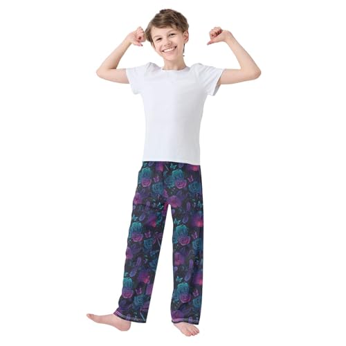 senya Pajama Pants Sleep Pants Gradient Rose Dragonfly for Age 6-143