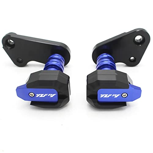Cadre curseur Yamaha YZF-R1 protection moto sur piste et route bleu