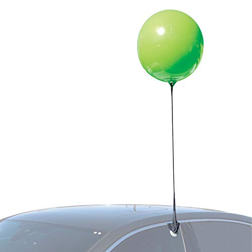 Balloon Bobber - Weatherproof Reusable Seamed Balloon Adjustable Car Window Kit - Helium Free Plastic Outdoor Balloons