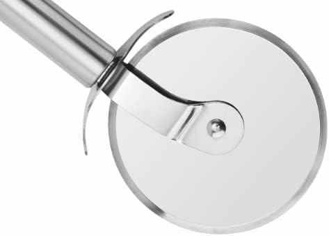 Stainless Steel Pizza Cutter Wheel, Ergonomic Pizza Slicer Wheel, Pizza Slicer for Kitchen