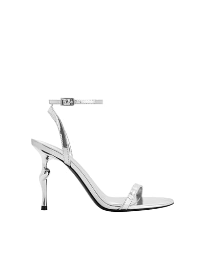 Image of JW PEI Women's Alivia Gold Metal Heel Sandals