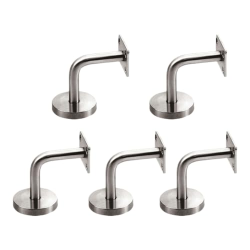 Soporte de pasamanos de acero inoxidable macizo Anneome para escaleras de diseño elegante