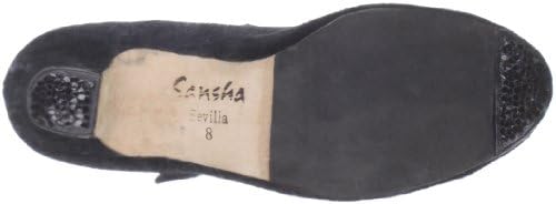 Sansha Women's Sevilla Suede-W, Black, 13 M US | Image 3