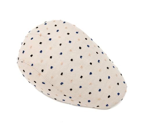 Image of Quanhaigou Unisex Denim Newsboy Hats Flat Ivy Gatsby Cabbie Driving Berets Hat Cotton Dad Cap for Men Women