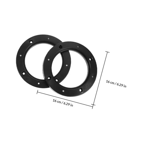 Espaciadores de altavoz de 5 pulgadas de ABS negro para modificar el audio de tu coche 7