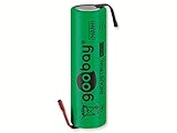 Goobay 55509 Mignon AA Akku mit Lötfahne und geringer Selbstentladung (1,2V ; 2100mAh)