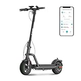 NAVEE N65i Trottinette Electrique Adulte, 65KM Autonomie, Moteur 1000W, Trotinette �lectrique Pliable, App & Clignotants, Absorption Double des Chocs, Pneus tubeless Tout-Terrain de 10,5?, TCS