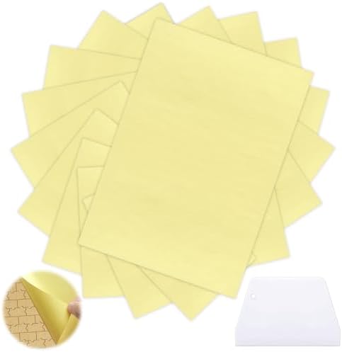 Colle Puzzle 8000 Pièces, Feuilles Adhésives Transparentes avec Colle Puzzle 8000 Pièces, Feuilles Adhésives Transparentes avec