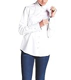  eterna Langarm Bluse Modern Classic unifarben