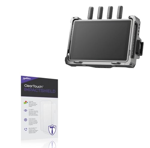 BoxWave Screen Protector Compatible with DJI Transmission (High-Bright Monitor) - ClearTouch ImpactShield (2-Pack), Impenetrable Screen Protector Flexible Film