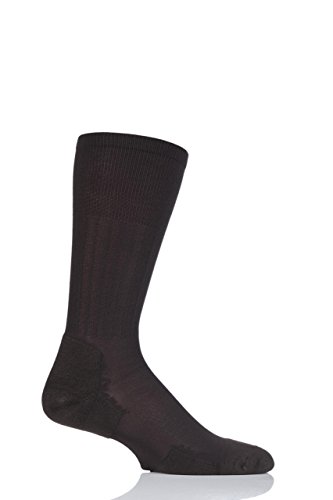 Mens 1 Pair Thorlos Experia Ultra Light Dress Crew Socks-Brown 12.5-14 Unisex
