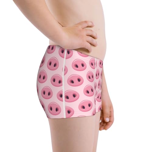 Boys' Cotton Boxer Brief Soft Underwear-Pig Nose2