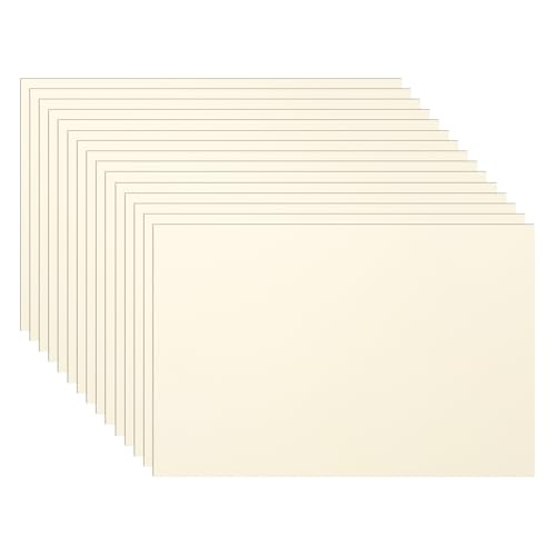 Guakicae 60 Sheets Cream Cardstock 4 x 6 Ivory Paper 300gsm/110lb Heavyweight Flat Off White Card Stock Certificates Paper for Card Making Business Cards Postcards Scrapbooking Menus