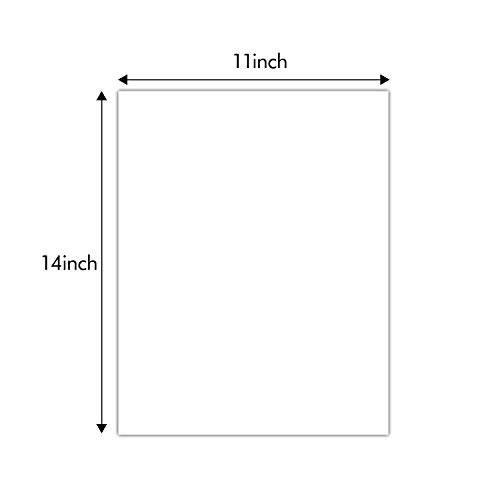 Golden State Art, 11x14 White Backing Board, Backer