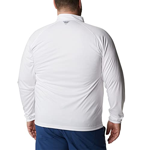 Columbia Men's Pfg Terminal Tackle 1/4 Sleeve Zip Tee, Breathable, Uv Sun Protection #TOP6