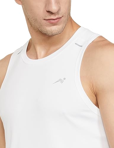 Image of Amazon Brand - Symbol Men's Polyester Color Block Active Regular Fit Sports | Round Neck | Sleeveless T-Shirt