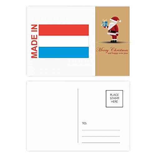 Cartes postales Made in Luxembourg Country Love Père Noël pour vos vœux