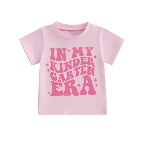 Back to School Outfit for Girls in My Pre-K Era Shirt/Kindergarten/First Grade Shirts Kid First Day of School Photo