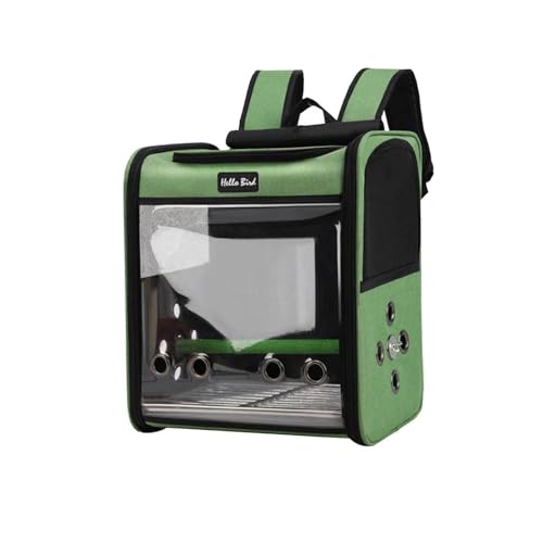 Nishiyuenyi Bolsa de Transporte para Pássaros para Calopsita, Mochila com Suporte, Bolsa Portátil pa