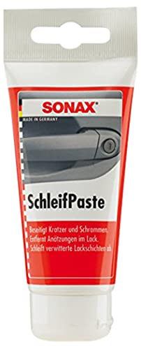 SONAX Pasta de lijado (75 ml) pasta de pulido, para todos los tipos y colores de pintura | N.° 03201000-544