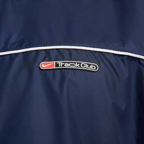 Chaqueta NIKE Track Club cortavientos transpirable para corredores con bolsillos con cremallera 5