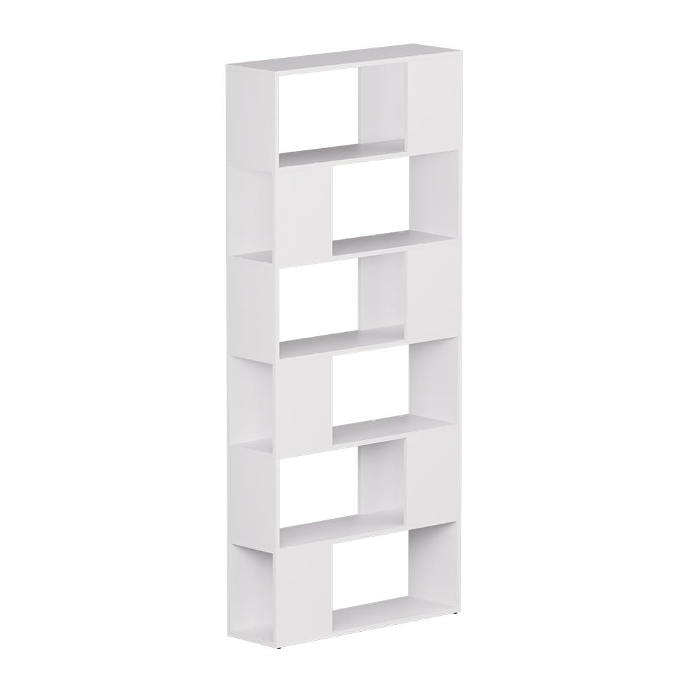 Vicco Séparation de pièce Eneos, Blanc, 80x186cm, utilisable comme étagère autoportante pour Une Division Flexible de l'Espace