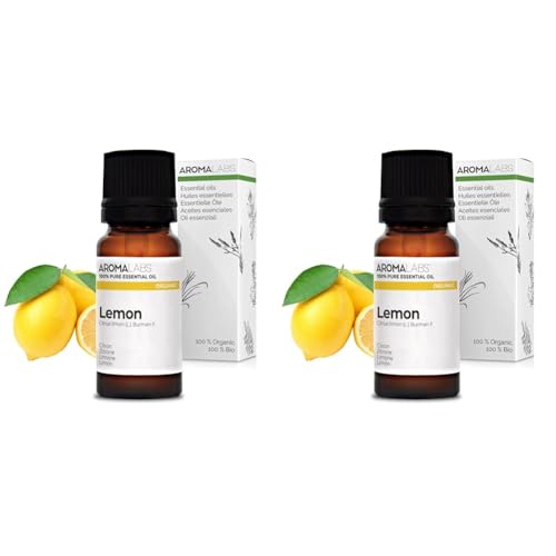 Bio - Aceite Esencial Limón - 100 Puro, Natural, Quimiotipado Y Certificado Ab - Aroma Labs Marca Francesa 10 Ml Paquete De 2 Bio - Aceite Esencial Limón - 100 Puro, Natural, Quimiotipado Y Certificado Ab - Aroma Labs Marca Francesa 10 Ml Paquete De 2