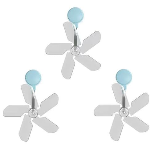 SageFurned 3 deflectores de ventilación de aire acondicionado ajustables para unidades de pared y ventana, redirige el flujo de aire frío para evitar el soplado directo, plástico con ventosa de