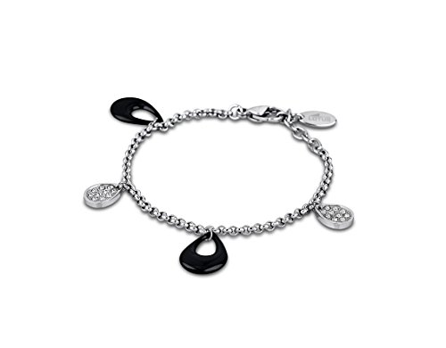 Preisvergleich Produktbild Lotus Damen-Armband Edelstahl Glas transparent 21 cm - LS1706-2 / 2