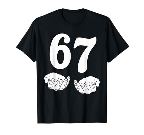 Six Seven 6 7 Funny 67 Gen Alpha Slang 6-7 Meme School T-Shirt