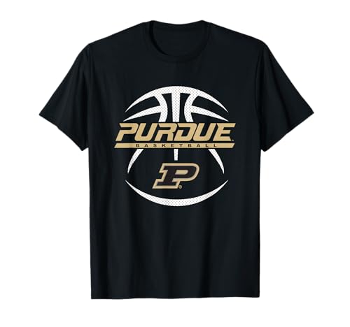 Elite Authentics Purdue Boilermakers Basketball Fan T-Shirt, Black, Small, Unisex-Adults & Kids