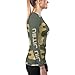 AUREIKA Camouflage Jiu Jitsu Rash Guard for Women – Long Sleeve BJJ Fightwear for Grappling & No-Gi Training (US, Alpha, Medium, Regular, Regular, V2)