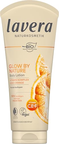 lavera Glow by Nature Body Lotion - 24h Glow-Boost - intensive Feuchtigkeit - strafft & glättet die Haut - vegan - Naturkosmetik - 200 ml lavera Glow by Nature Body Lotion - 24h Glow-Boost - intensive Feuchtigkeit - strafft & glättet die Haut - vegan - Naturkosmetik - 200 ml