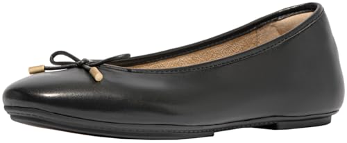 Fitflop Delicato Bow Soft Leather Ballet Flats, Scarpa Donna, Nero, 39 Eu