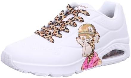 Skechers Snoop Dogg masculino: Uno-Dr. Bombay Tênis, Branco, 5.5
