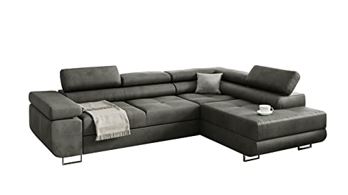 Möbel48 Ecksofa Miami mit Schlaffunktion, Big Sofa, Ecksofa mit...
