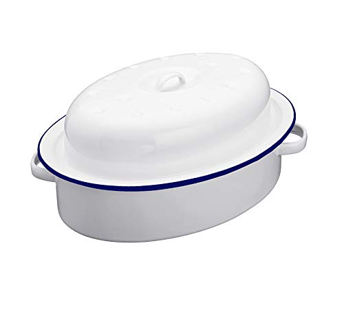 Enamel Oval Roaster Dish 30cm