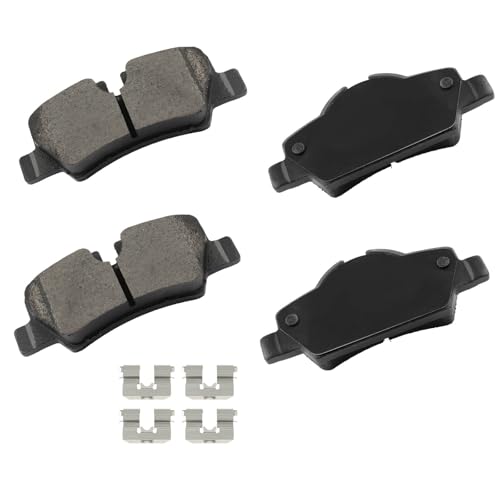 Image of cciyu D1800 Rear Ceramic Disc Brake Pads Kit For Mini For Cooper 2015-2022