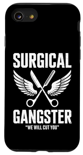 �������Ȏ�p�M�����O�X�^�[ We Will Cut You Saying �X�}�z�P�[�X iPhone SE (2020) / 7 / 8 �p