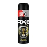 AXE Desodorante en aerosol BLACK 48 horas de máxima frescura y fragancia masculina 133 G/210 ML
