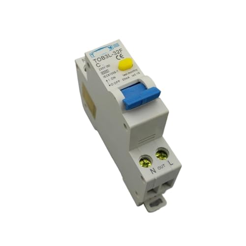 Disyuntor de corriente residual 6KA que evita sobrecargas y cortes por fugas