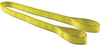 Pro-Edge Web Slings, 2 in x 10 ft, Eye to Eye, Polyester, Yellow