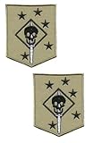 Zeedby 2pc Marsoc Marine Raiders Embroidery Patch Armband Badge Military Decorative Sewing Applique Embellishment Tactical Patches (z3)