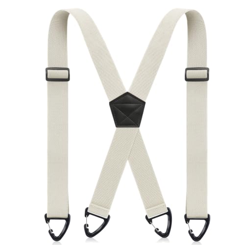 Image of Sintege X Back Hidden Suspender 1.5 Inches Under Clothing Heavy Duty Work Suspenders for Men Women