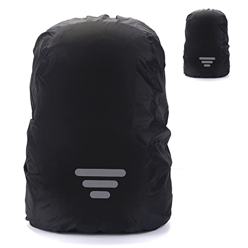 Leapiture Backpack Rain Cover Oxford Cloth Backpack Cover Cover Reflective Bag Durability Foldable for Outdoors (XL (for 60-70L))