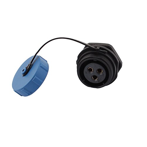 Conector Aviation SP2111/S 3 polos AC 500V Aexit miniatura 1