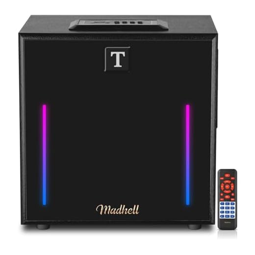 TRONICA Home Theater MADHELL 2.0 Bluetooth Speaker System, offering immersive 45W RMS Stereo Sound, Complete with Display & Remote for Seamless Control. Operational at 220V AC