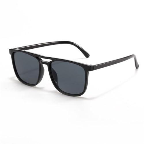Lunettes de soleil tendance léopard carrées pour hommes et femmes